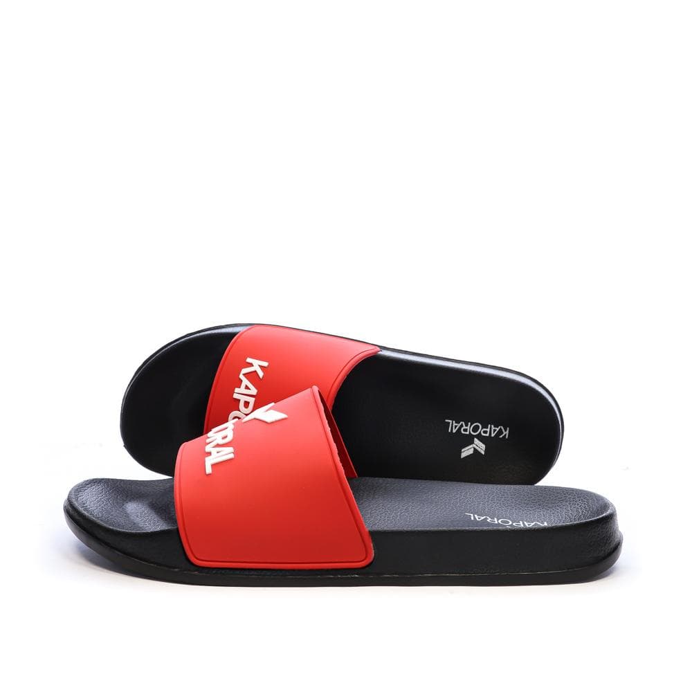 Claquettes Rouge/Noir Homme Kaporal Baporal 1