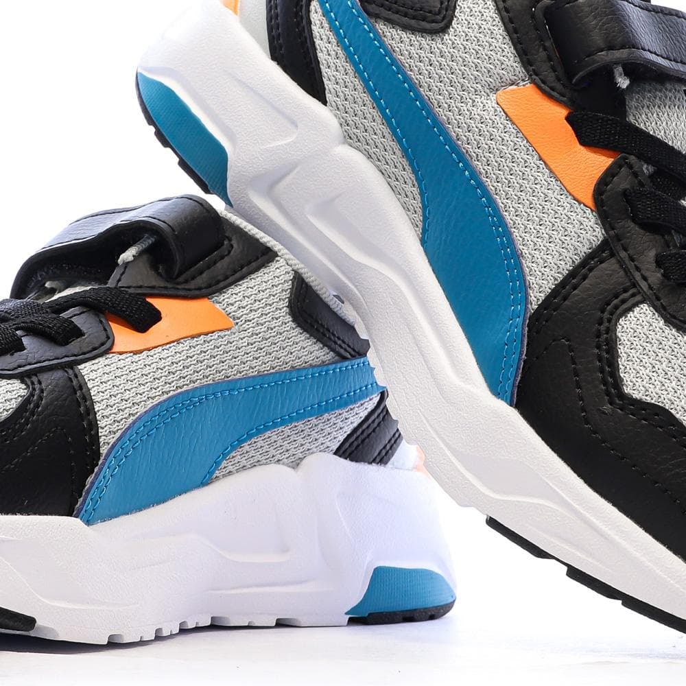 Baskets Grises/Bleu/Noires Garçon Puma Trinity Lite 7
