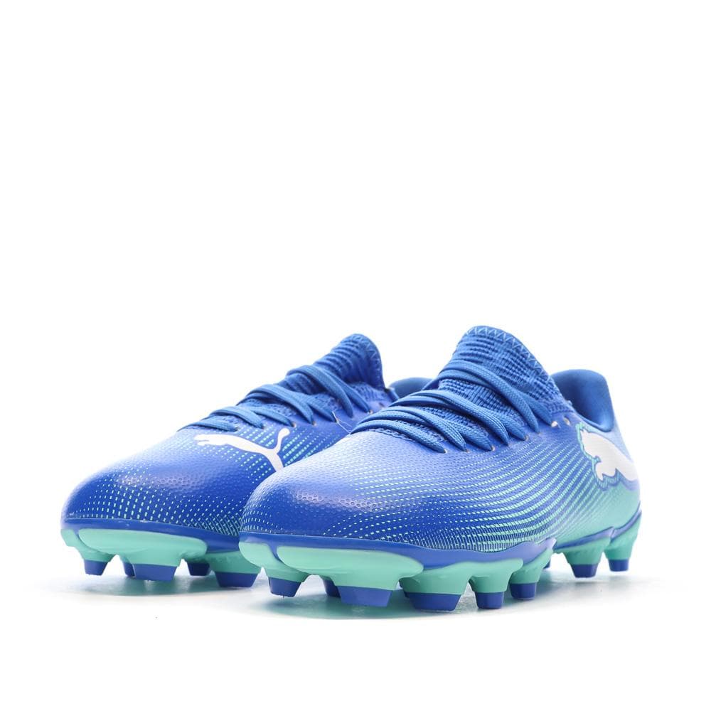 Chaussures de football Bleu Garçon Puma Future 7 Play FG/AG 6