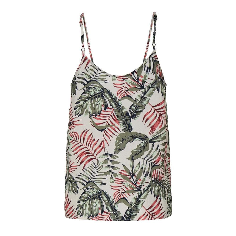 Débardeur Blanc/Vert Femme Only Selina 2