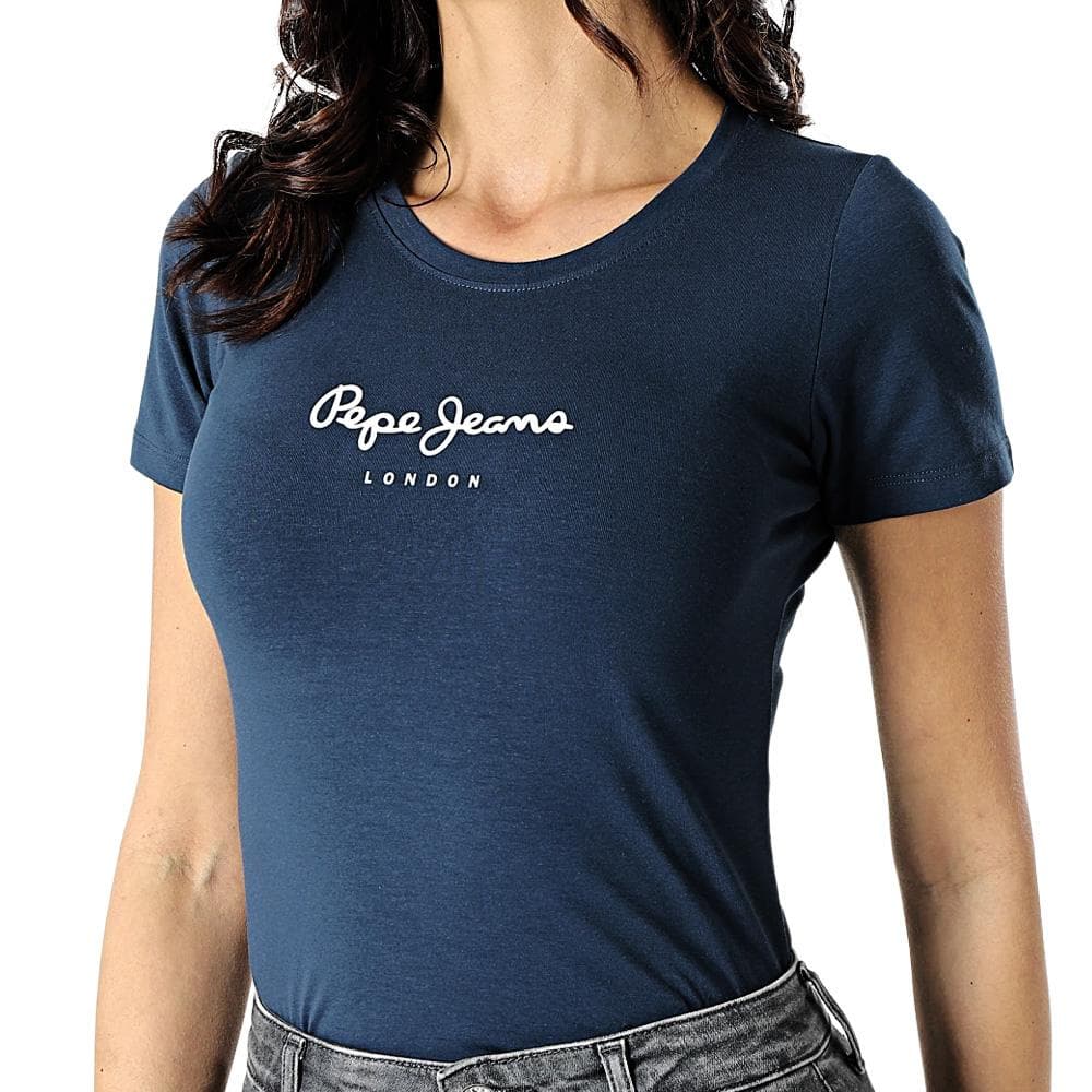 T-Shirt Marine Femme Pepe jeans Pjl L 1