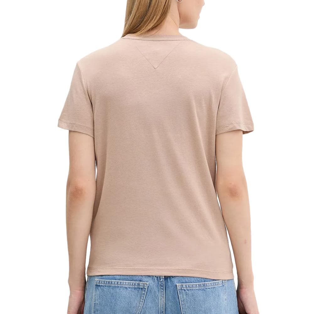 T-shirt Beige Femme Tommy Hilfiger Tjw Reg Essential 2