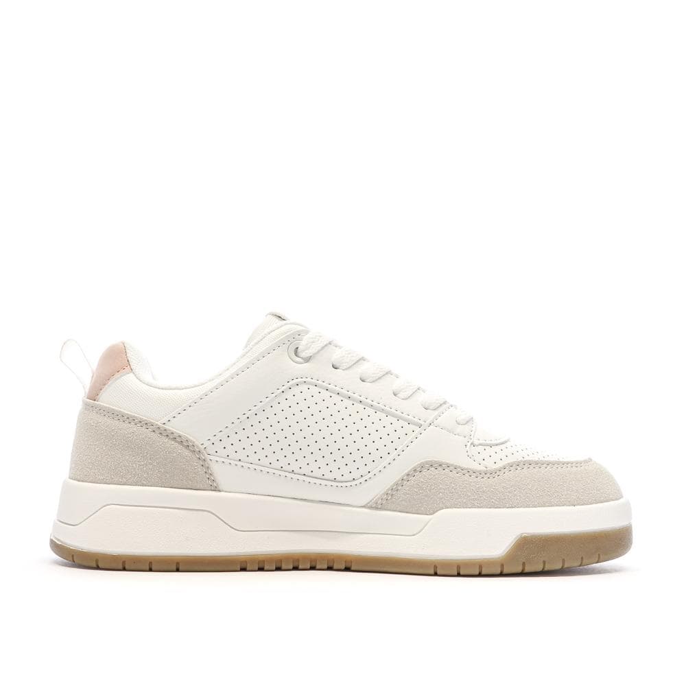 Baskets Blanches/Beiges/Roses Femme Kappa Manisw 2