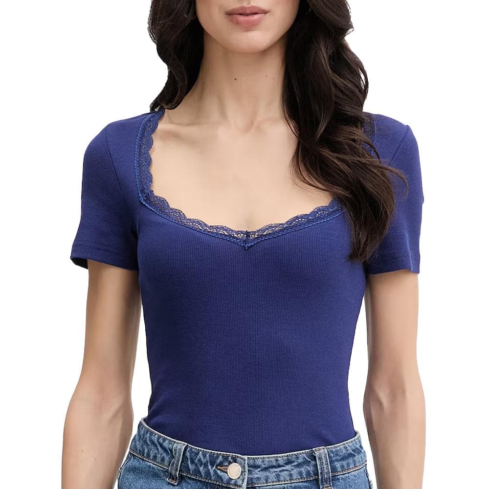 T-shirt Marine Femme Morgan Damour 1