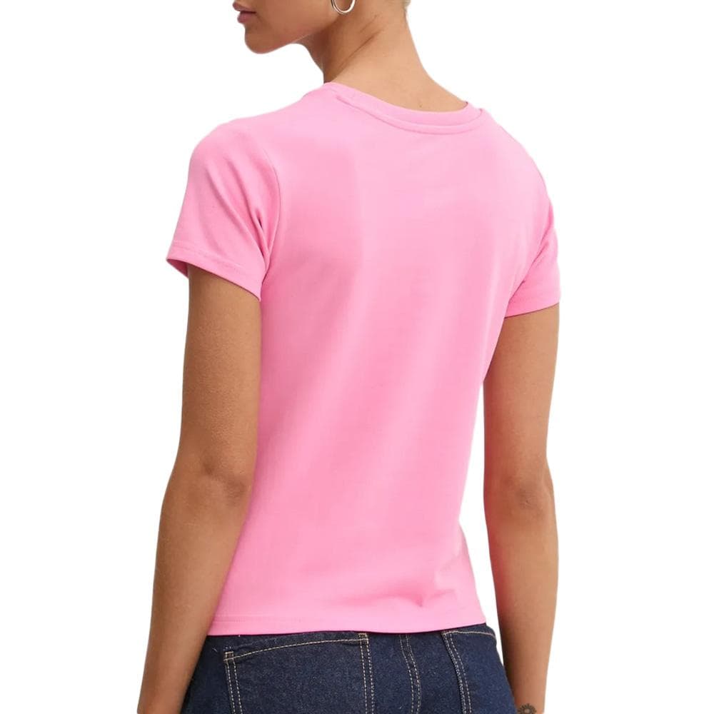 T-Shirt Rose Femme Converse Jersey 2