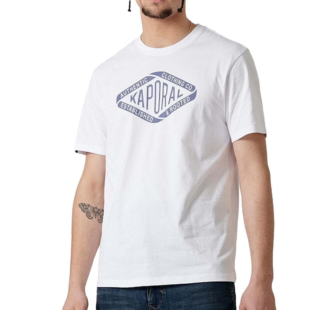T-Shirt Blanc Homme Kaporal RAZ23 1