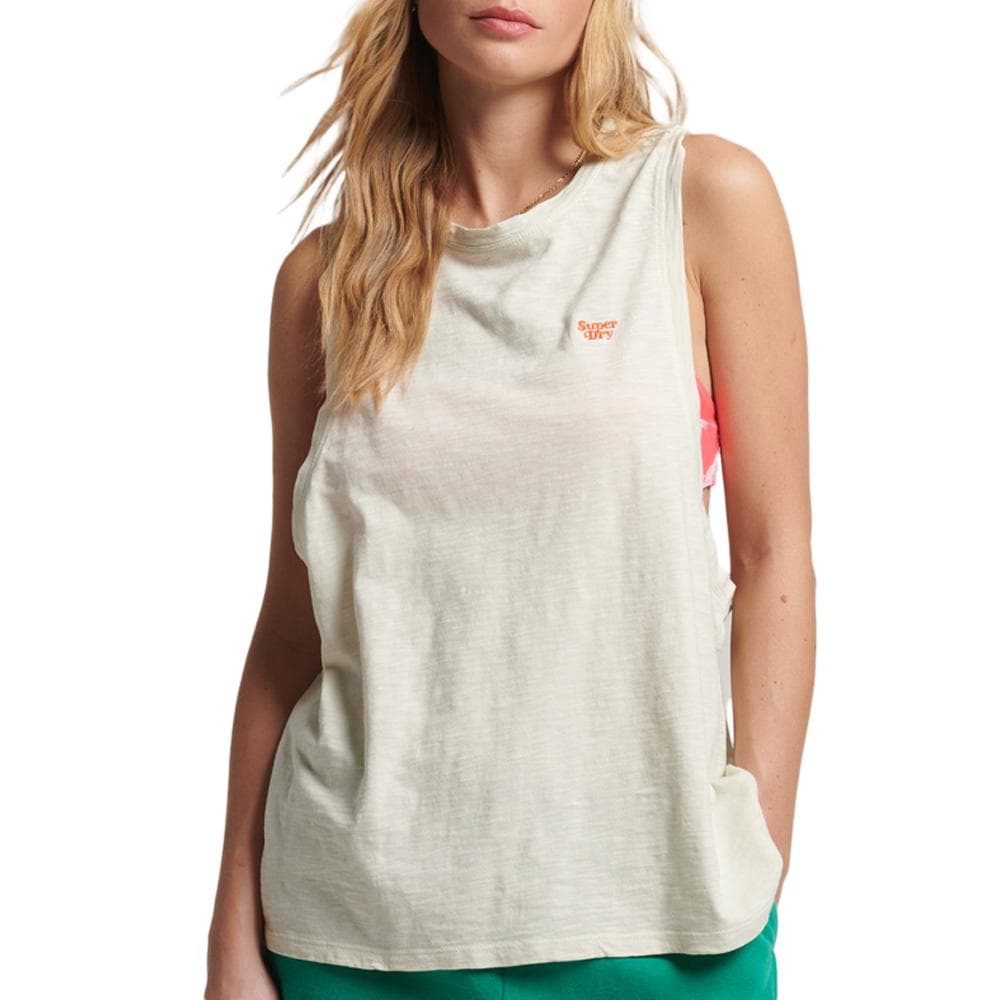 Débardeur Écru Femme Superdry Vintage Surf 1