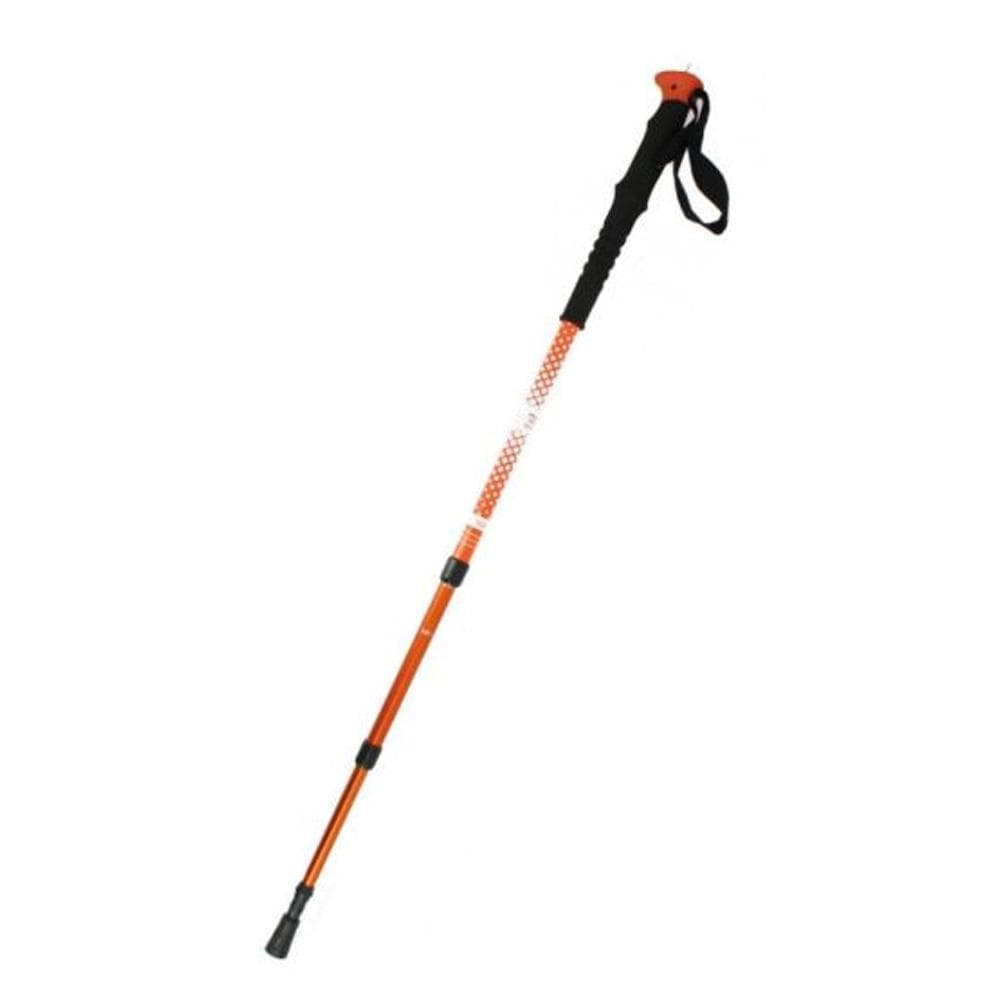 Bâton de randonnée long grip Orange/Blanc Homme Élémentaire EVA PISALO 1