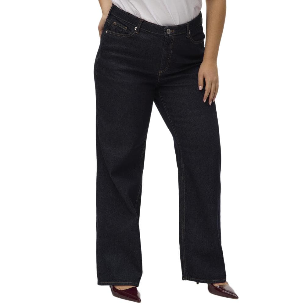 Jean Droit Bleu Foncé Vero Moda Curve Tessa Wide 1