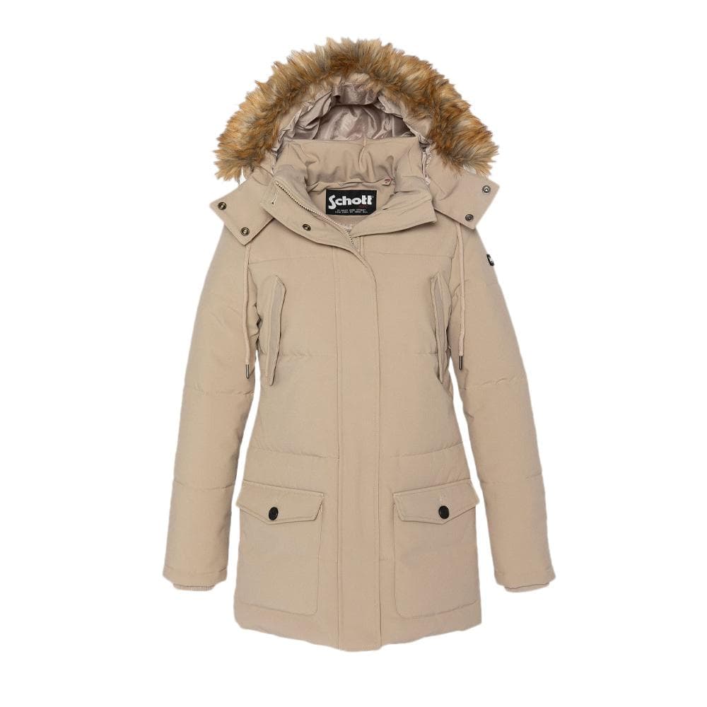 Parka Beige Femme Schott JKTCAMILIAW 1