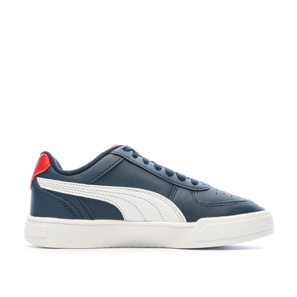 Baskets Marine/Blanc/Rouge Garçon Puma Caven 2