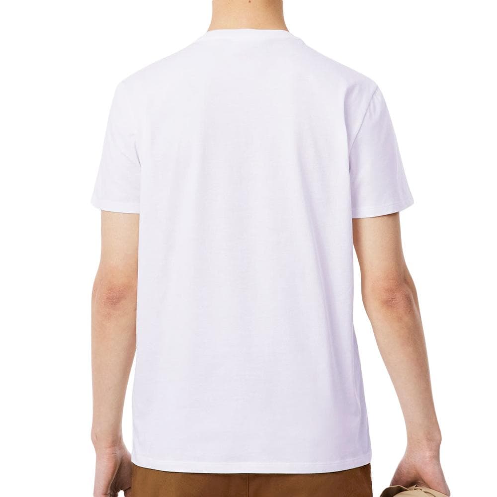 T-Shirt Blanc Homme Lacoste Pima 2