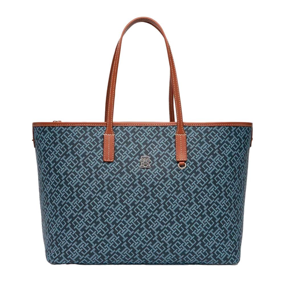 Sac Cabas Bleu Femme Tommy Hilfiger Th Monoplay 1