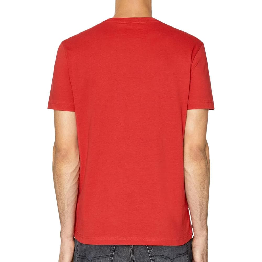 T-shirt Rouge Homme Diesel Diegor42A 2