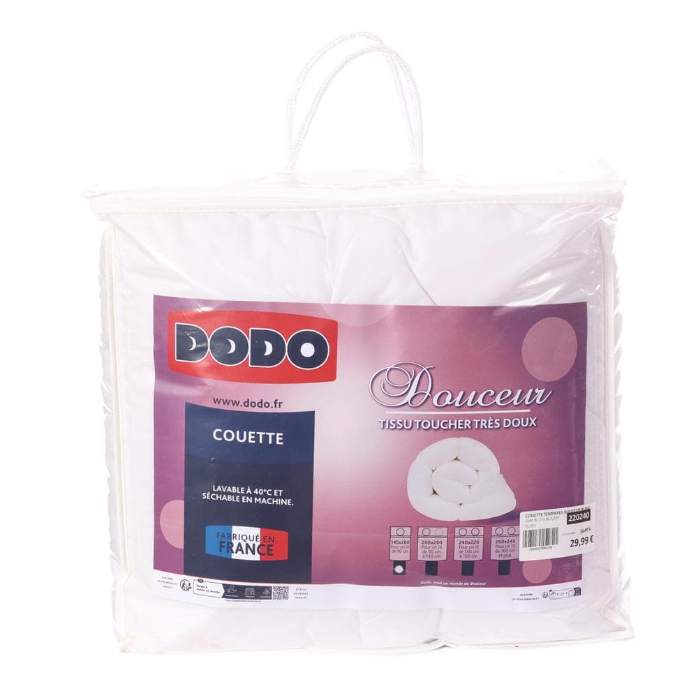 Couette Temperée Tissus Très Doux Douceur Blanc Dodo 140x200 1