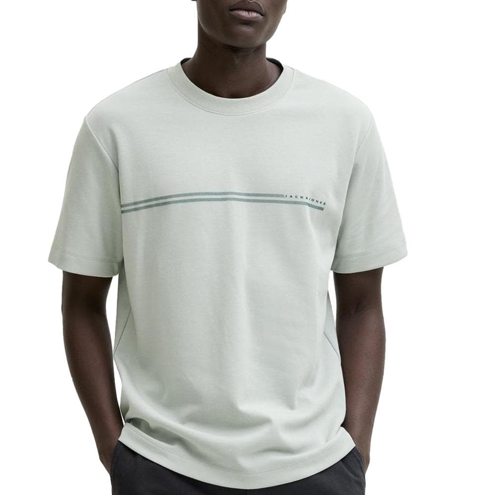T-shirt Vert Homme Jack & Jones Cofusion Chest Brand 1