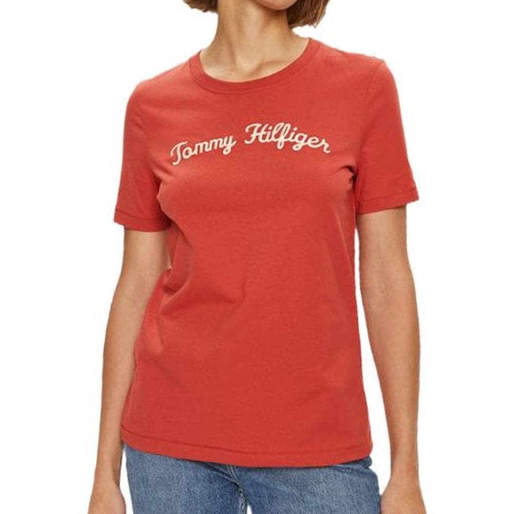T-shirt Rouge Femme Tommy Hilfiger Breezy 1