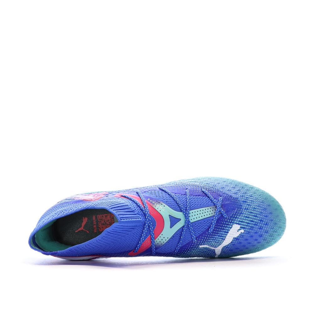 Chaussures de Foot Bleues Homme Puma Future 7 Ultimate FG/AG 4