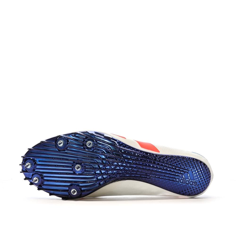 Chaussures d'athlétisme Bleu/Blanc/Rouges Homme Adidas Adizero Prime 4