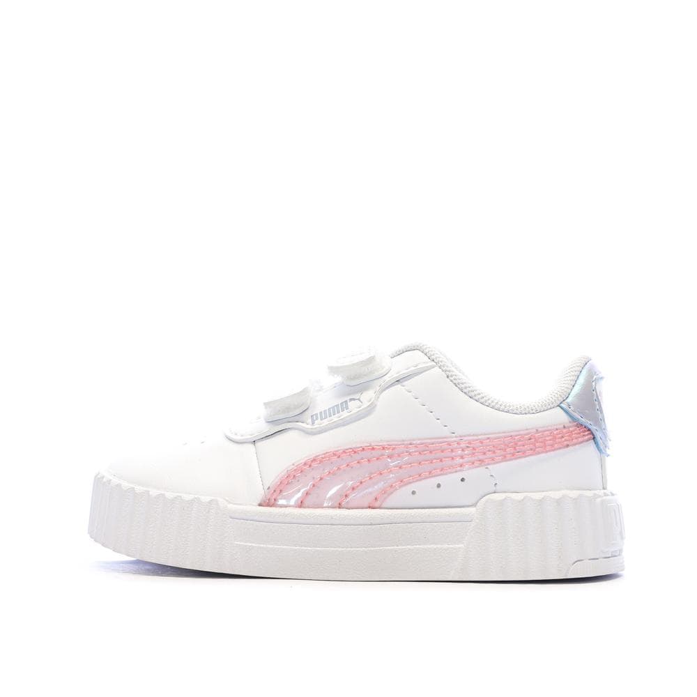 Baskets Blanche Fille Puma Carina 3.0 Blurry Dr 1