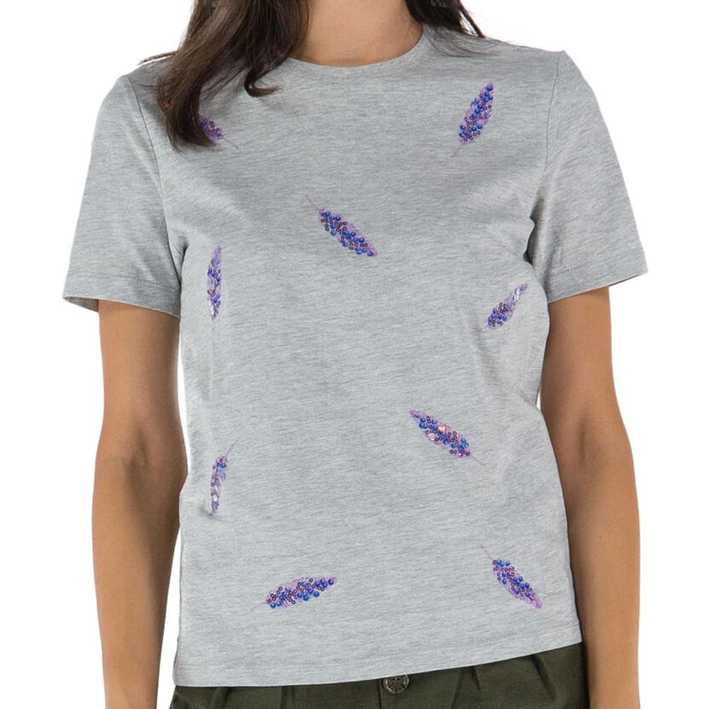 T-shirt Gris Femme Only Kita 1