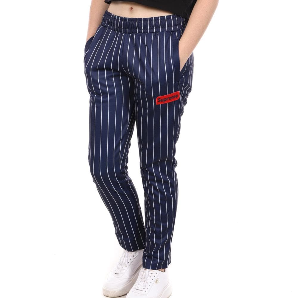 Pantalon Marine à Rayures Femme Supreme Grip Bless 1
