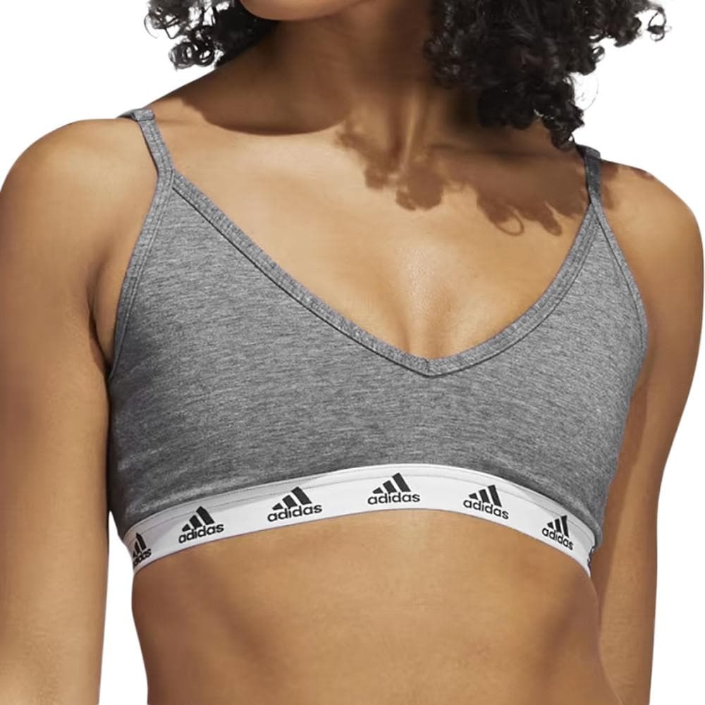 Brassière Grise Femme Adidas Pureb 1