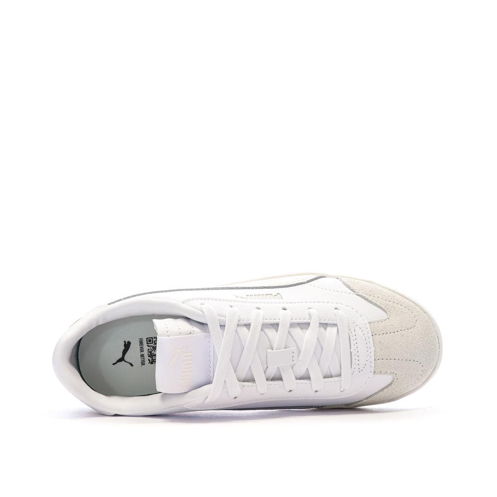 Baskets Blanches/Roses Femme Puma Club 5v5 Sd 4