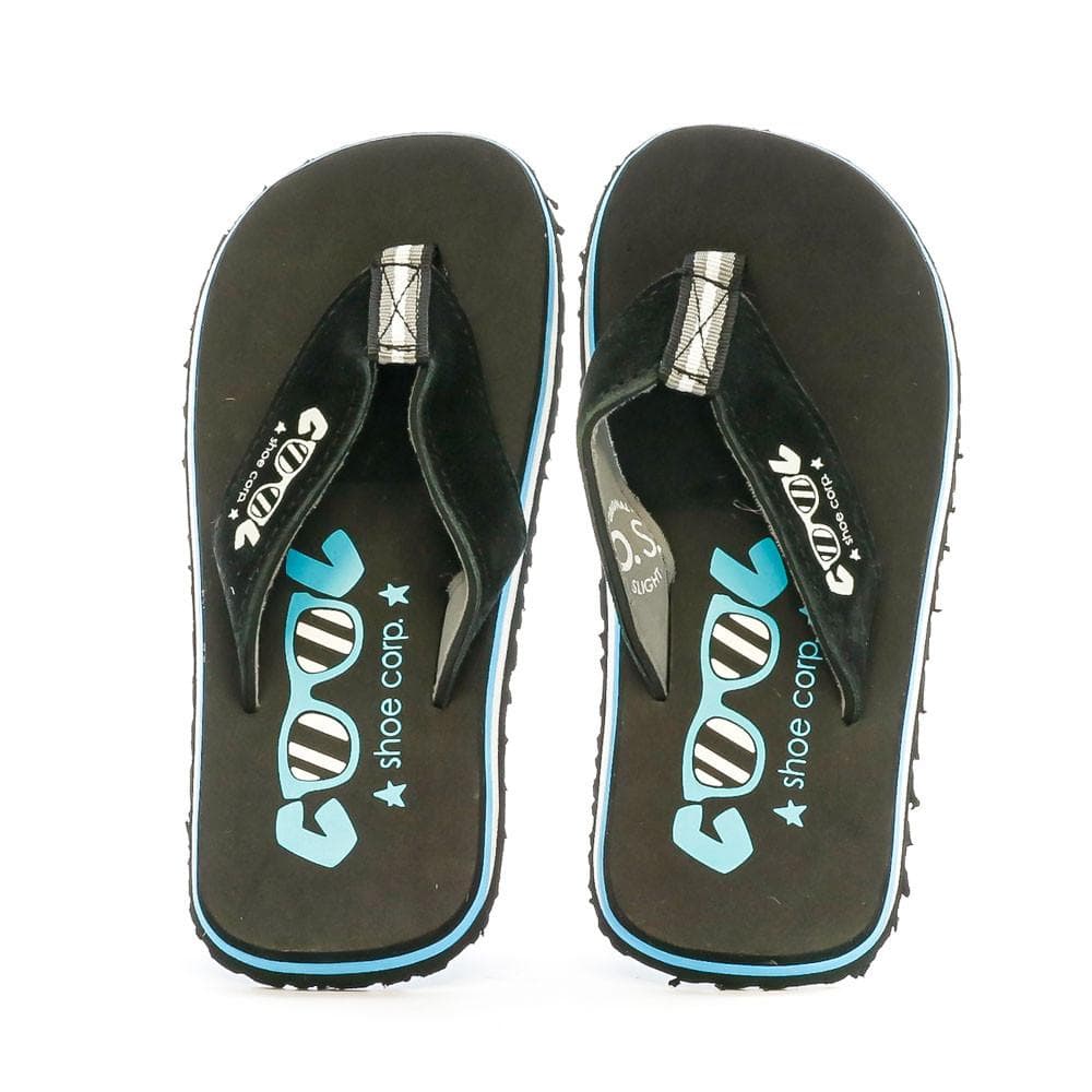 Tongs Noir/Bleu Garçon Cool Shoe Os 3