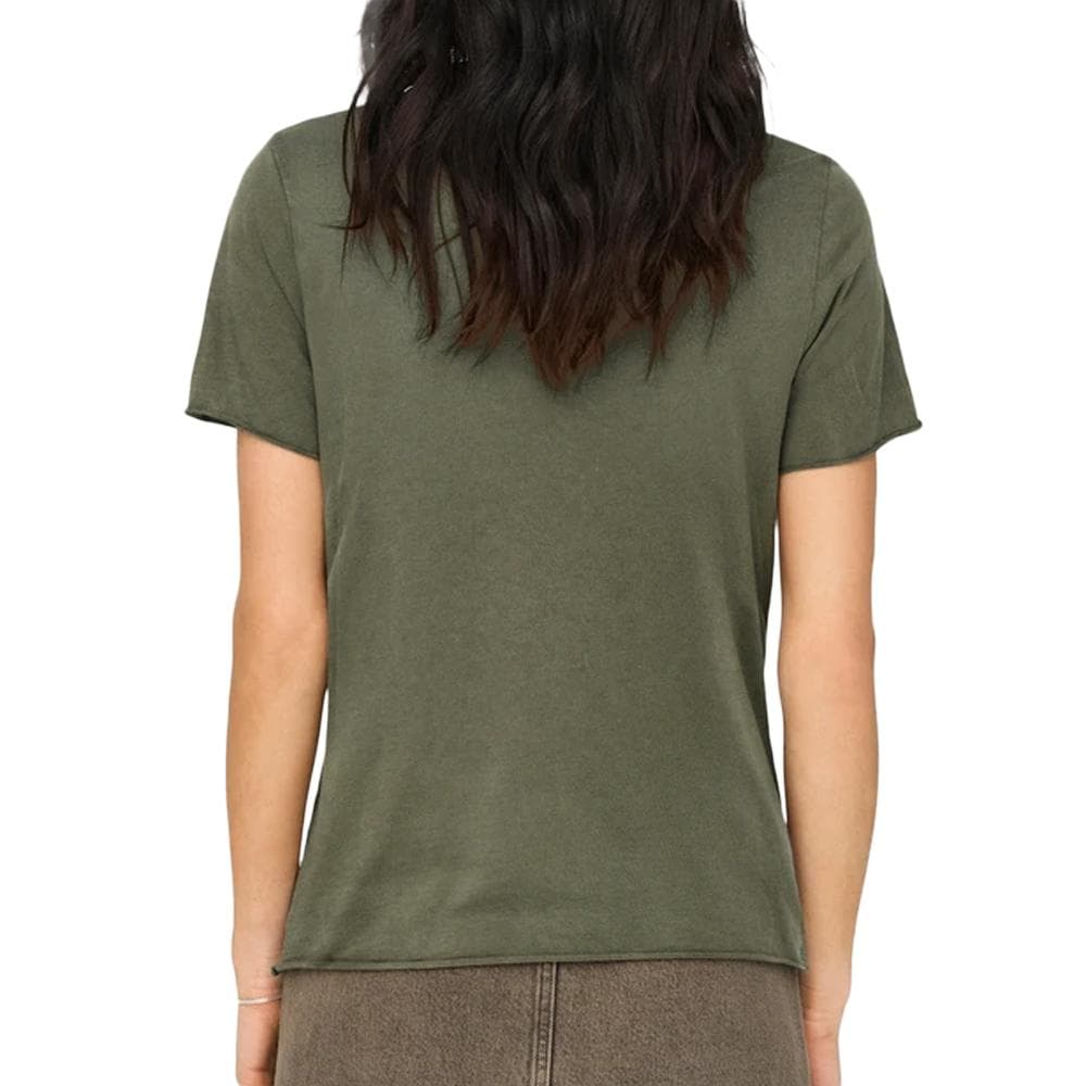 T-shirt Kaki Femme Only Lucy 2