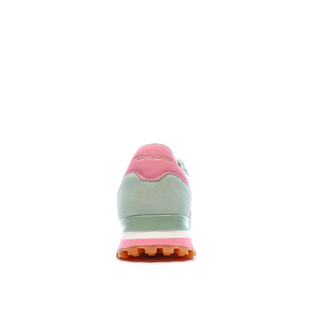 Baskets Verte/Rose Femme Teddy Smith 120515 3
