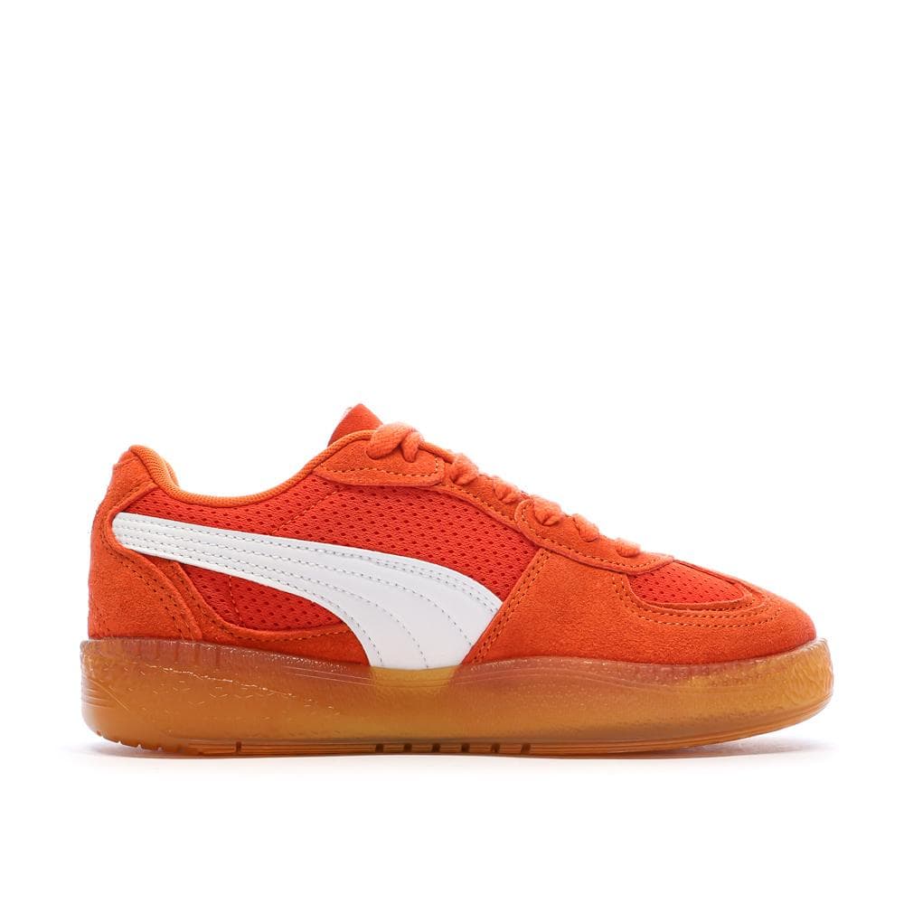 Baskets Oranges Femme Puma Palermo Moda Vintage 2
