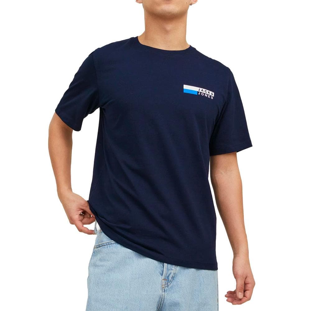 T-Shirt Marine Garçon Jack & Jones Corps 1