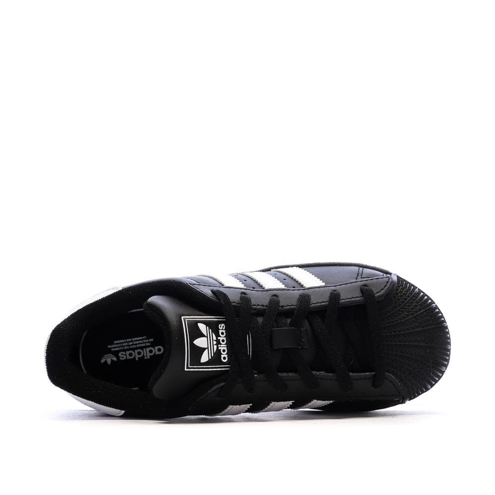 Baskets Superstar Noir/Blanc Mixte Adidas 4