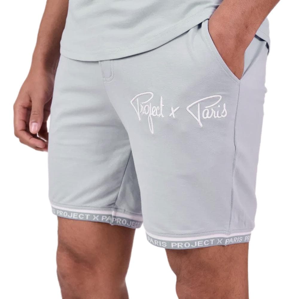 Short Gris Clair/Blanc Homme Project X Paris WW 1