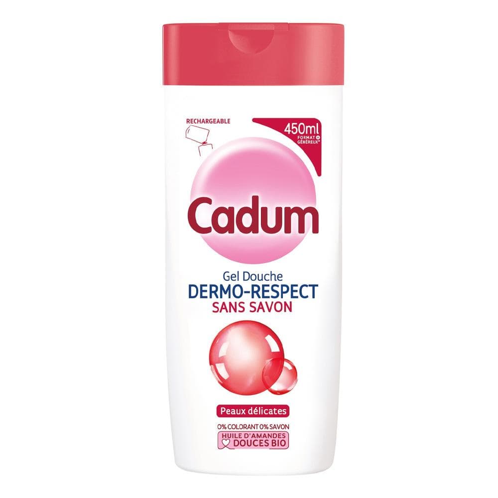 Gel Douche Dermo-Respect Sans Savon Cadum 450ml 1