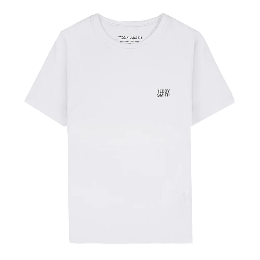 T-shirt Blanc Garçon Teddy Smith 61007414D 1