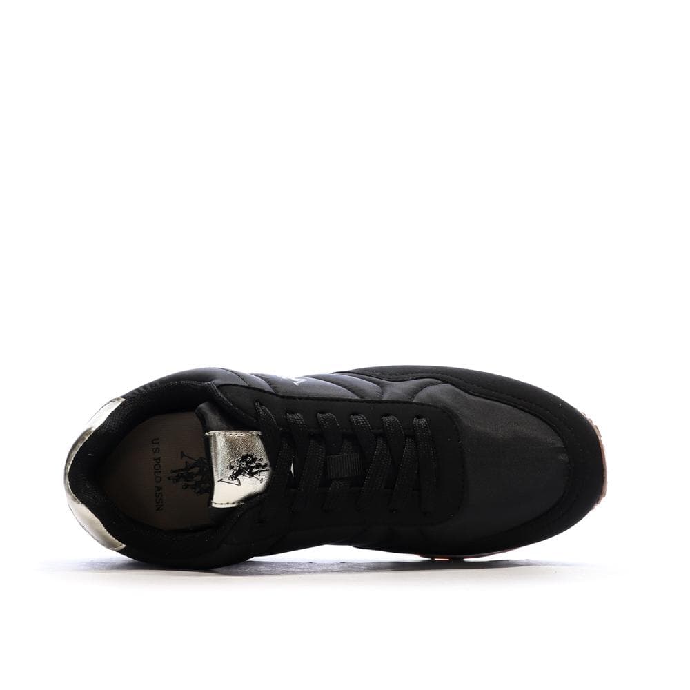 Baskets Noires Femme US Polo ASSN FS1 4