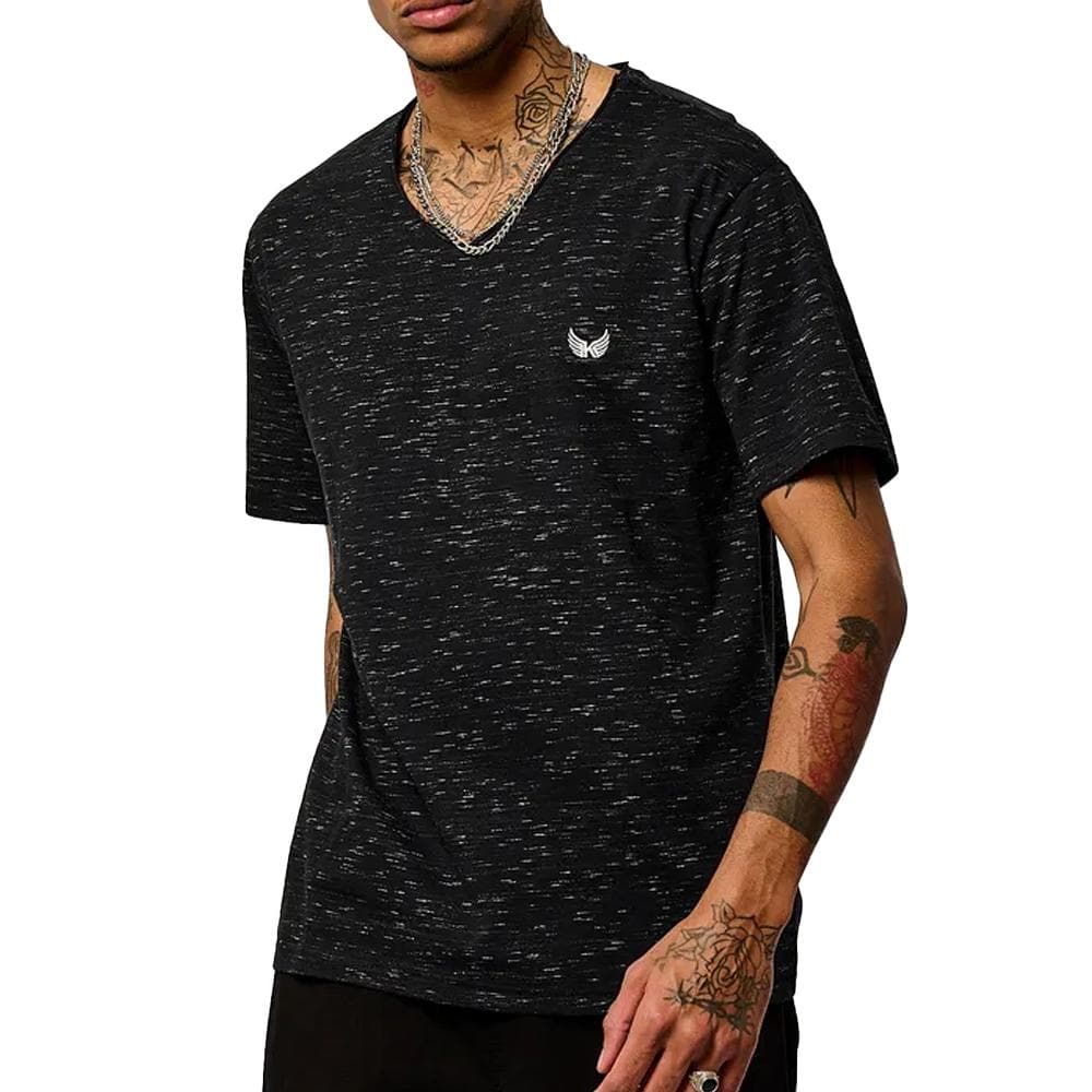 T-shirt Noir Homme Kaporal BETER 1