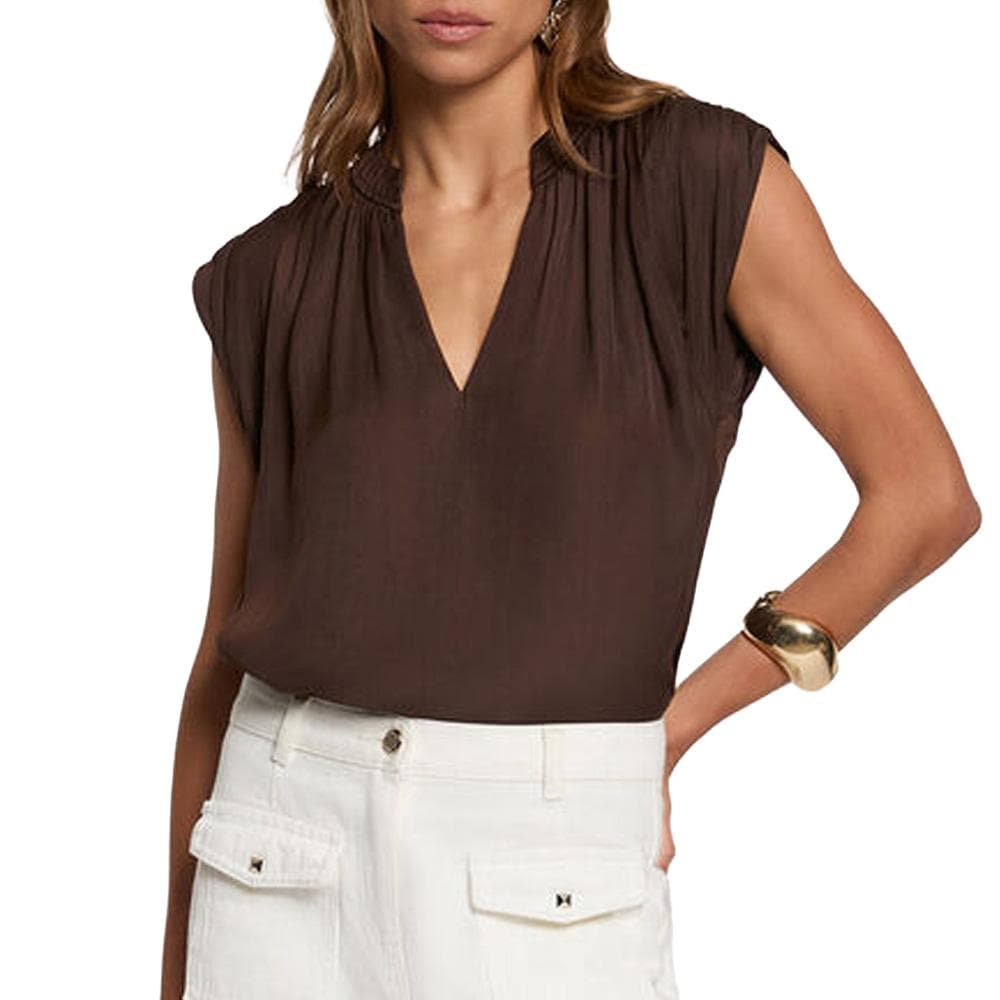 Blouse Marron Femme OROOVE 1