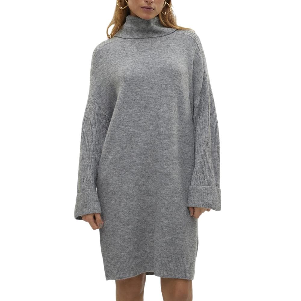 Robe Pull Grise Femme Vero Moda Vmjupiter 1