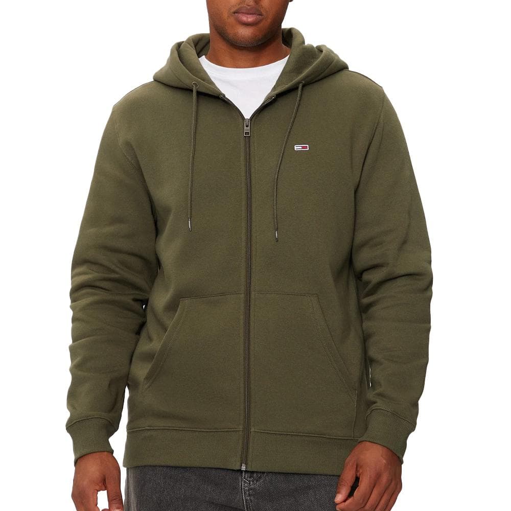 Sweat Zippé Kaki Homme Tommy Hilfiger DM0DM20743 1