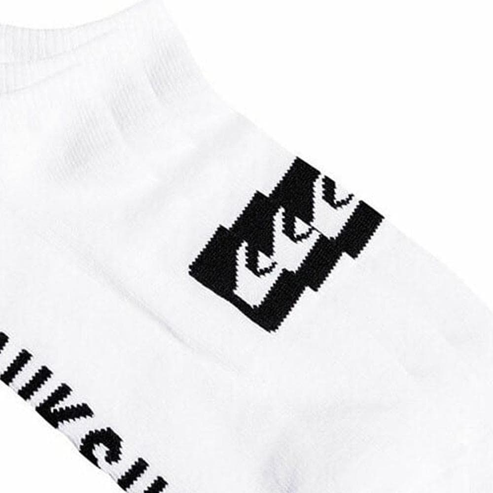 x3 Chaussettes Blanches/Noires Homme Quiksilver 3ankle 2
