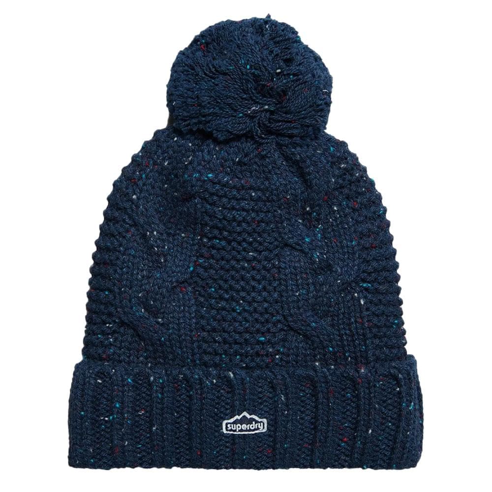 Bonnet Marine Femme Superdry Rib Knit Beanie 1
