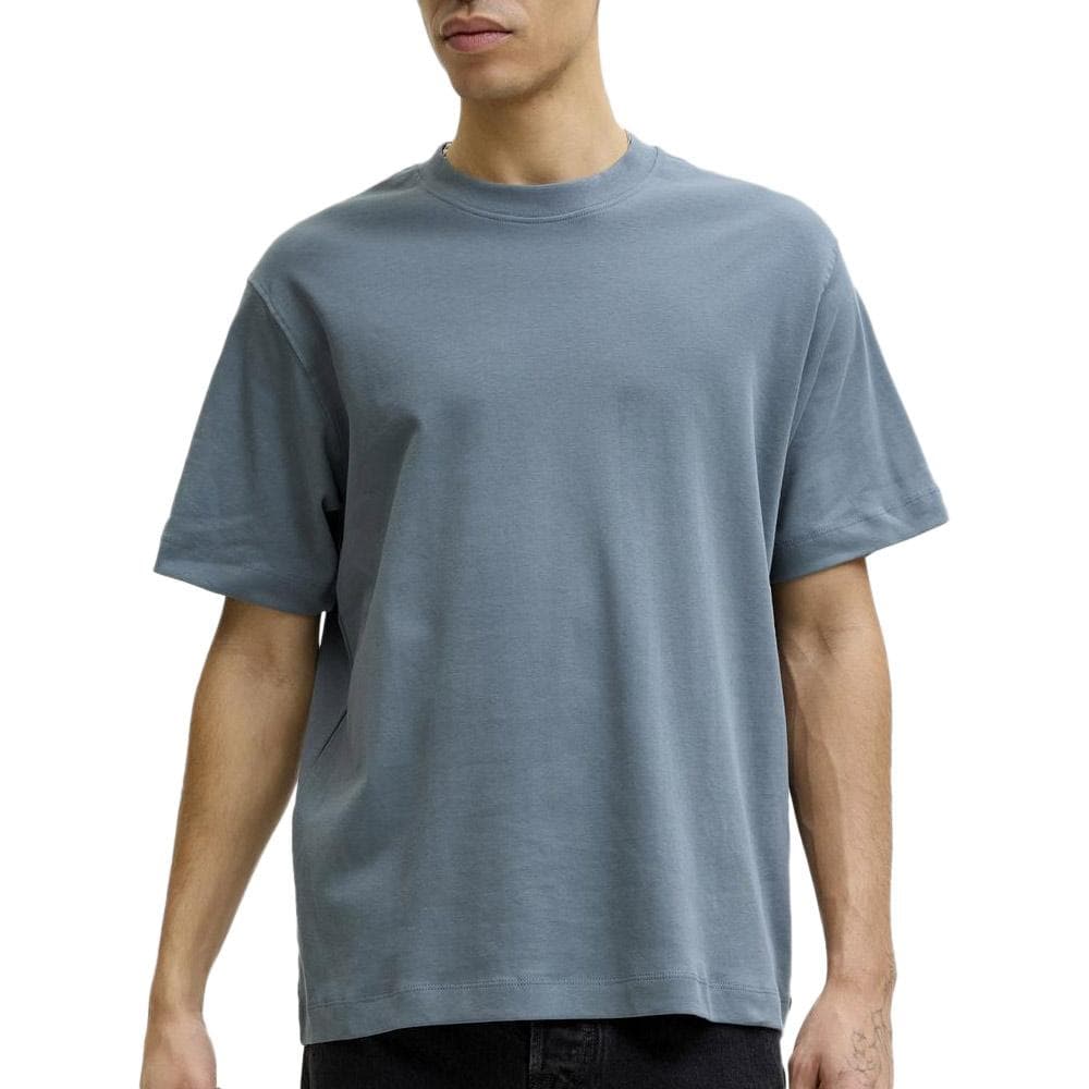 T-shirt Bleu Homme Jack & Jones Neck 1