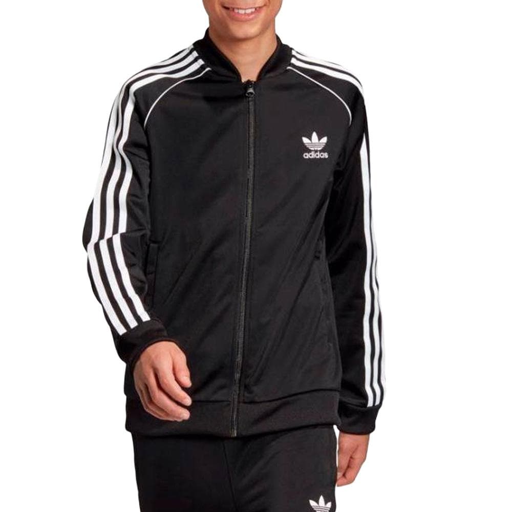 Veste Noire Garçon Adidas Sst Top 1