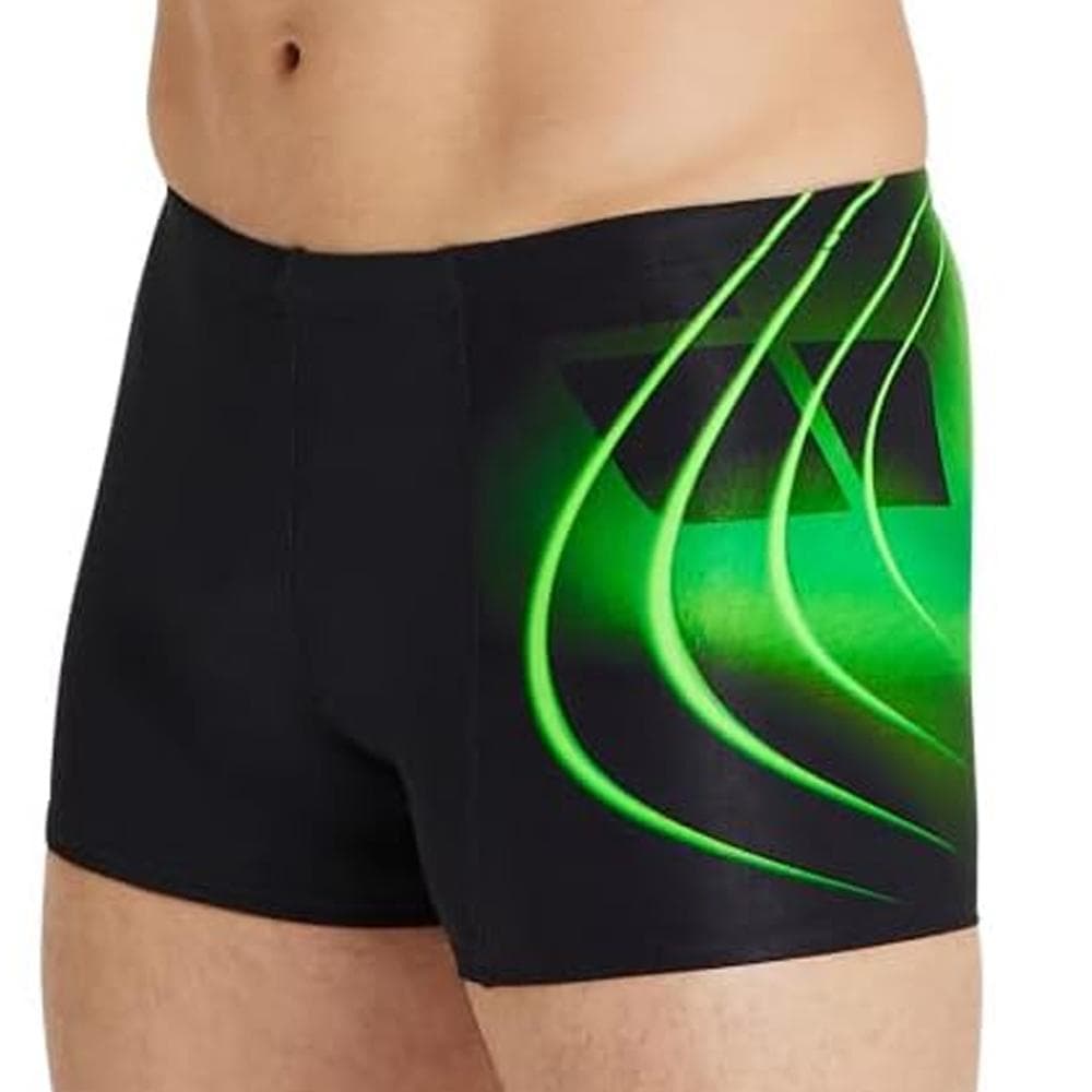 Boxer de bain Noir/Vert Homme Arena Swishort - T 1