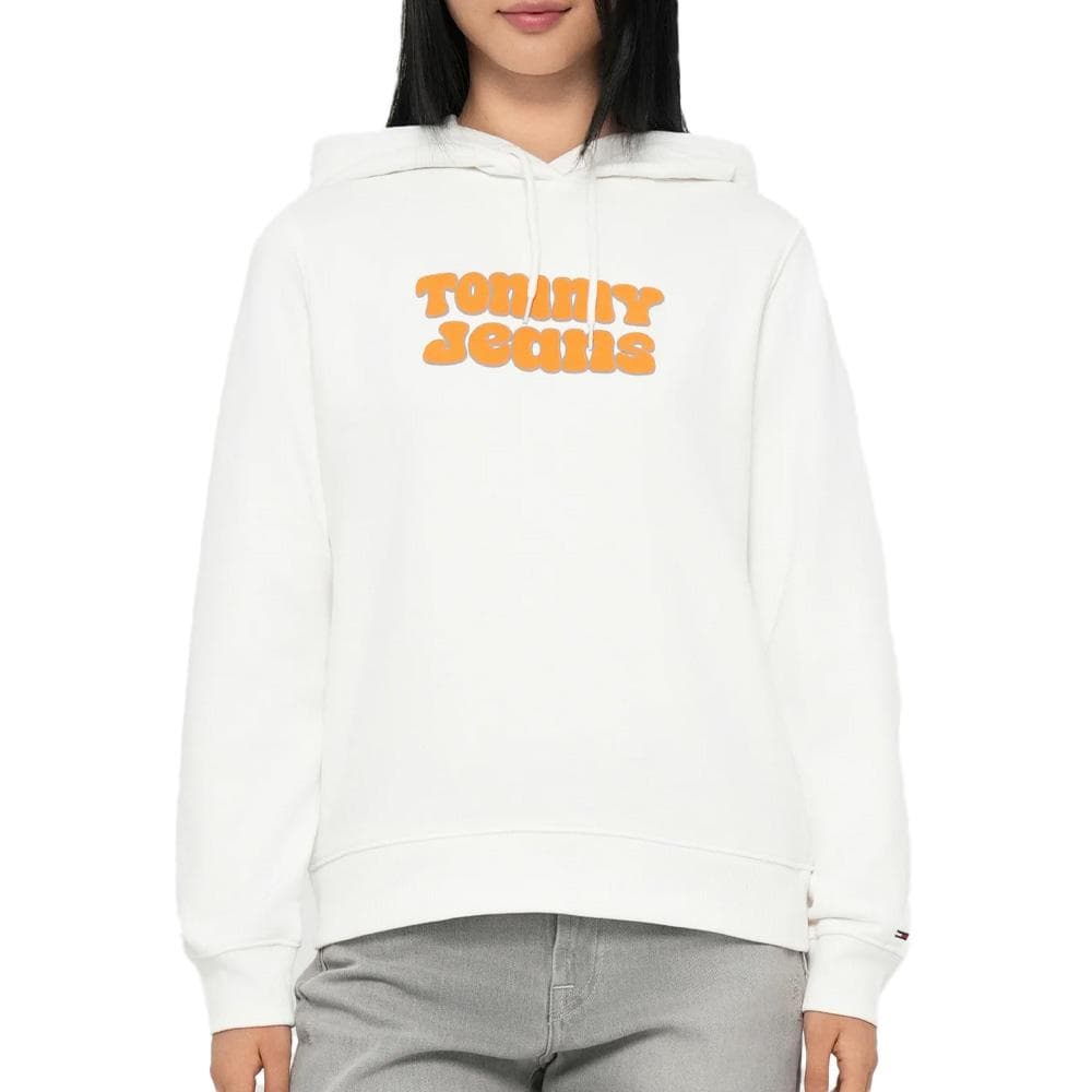 Sweat Ecru Femme Tommy Hilfiger Logo 2 1