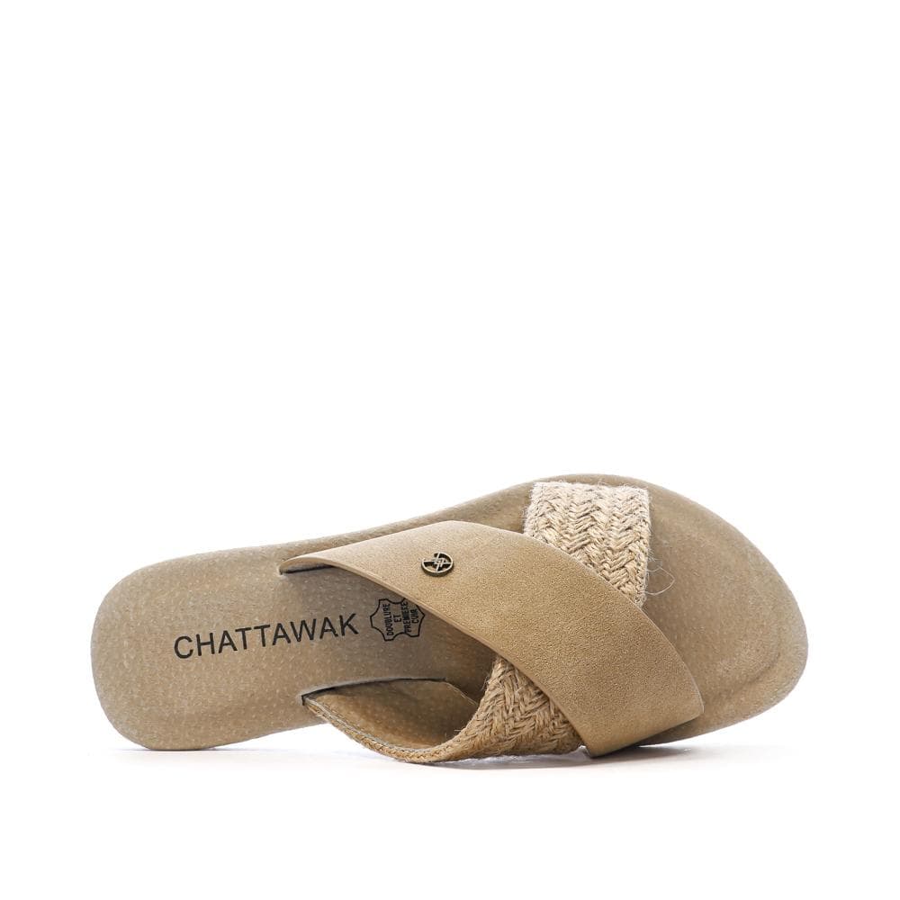 Sandales Beiges Femme Chattawak Dacota 4