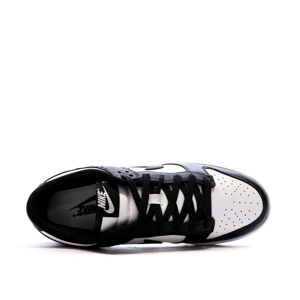 Baskets Blanches/Noires Homme Nike Dunk Low Retro 4
